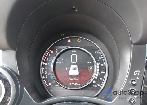 2016 Fiat 500 Abarth from USA, damaged, VIN 3C3CFFFH7GT100092